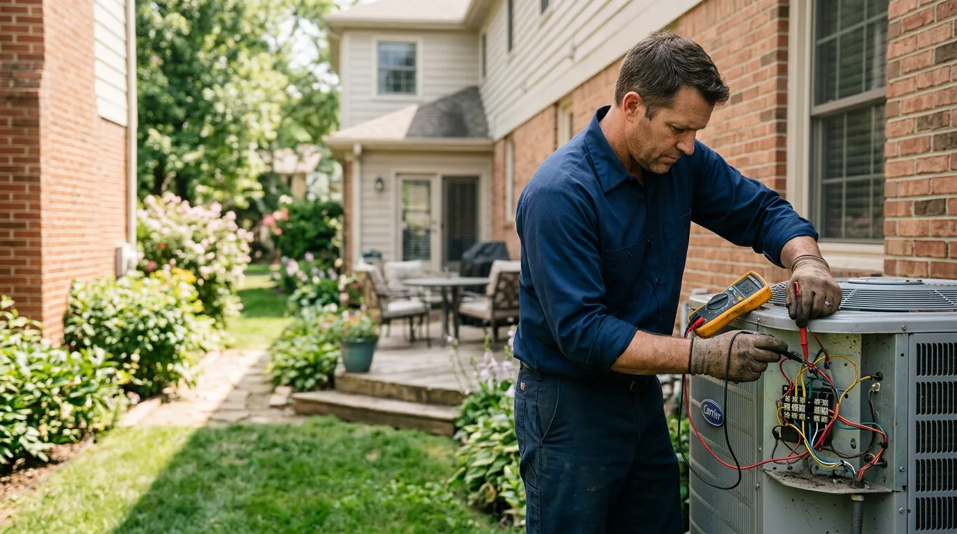 HVAC technician working near Salkum, WA